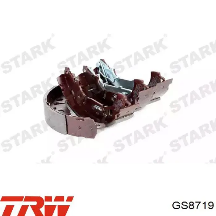 GS8719 TRW Колодки гальмівні задні, барабанні