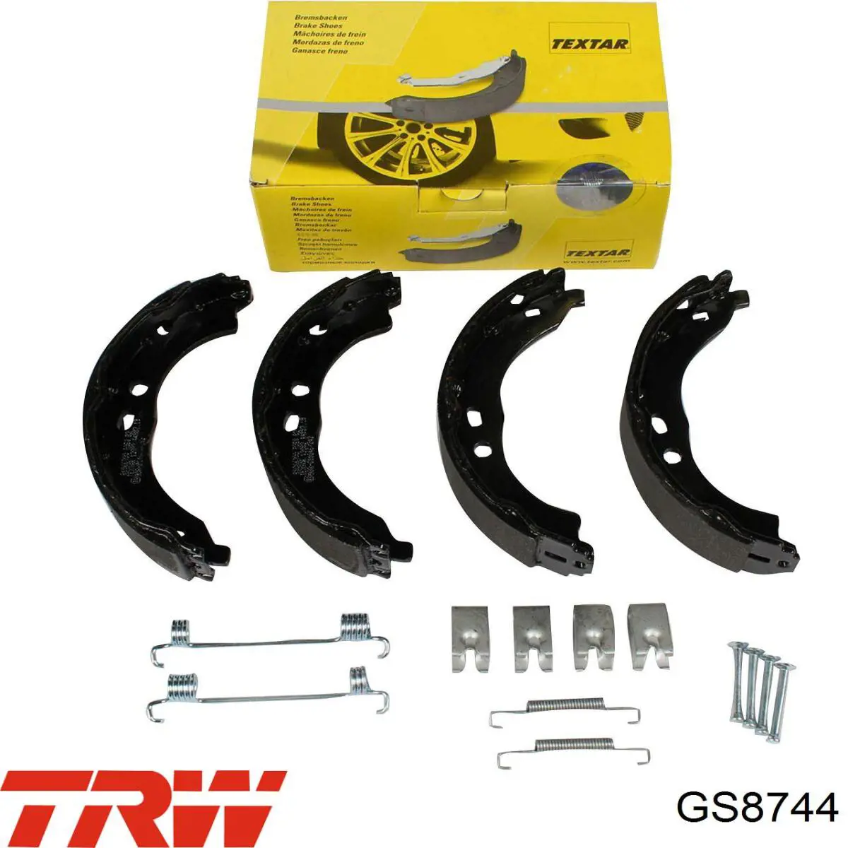 Колодки ручника / стоянкового гальма TRW GS8744 ціна, від 22.43 USD