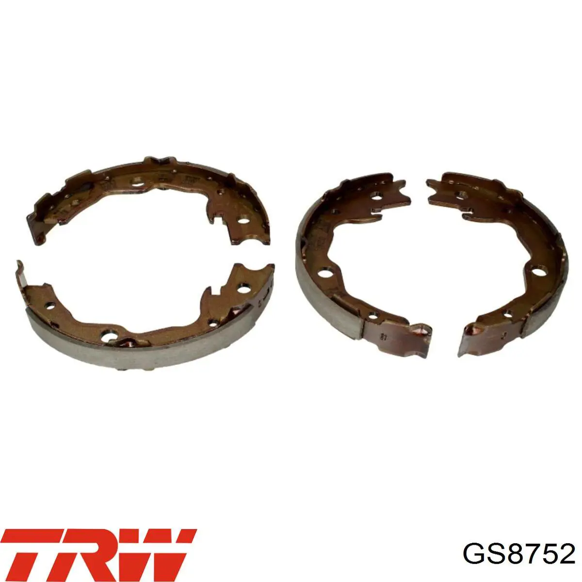 GS8752 TRW колодки ручника/стоянкового гальма