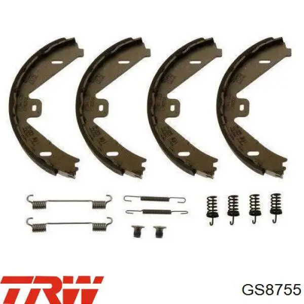 Колодки ручника / стоянкового гальма TRW GS8755 ціна, від 32.26 USD