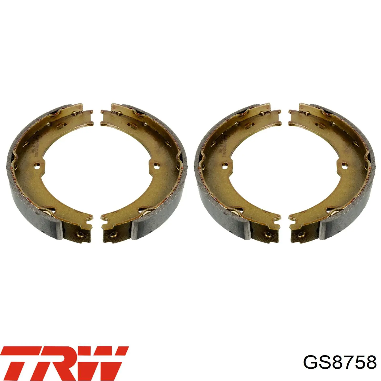 Колодки ручника GS8758 TRW