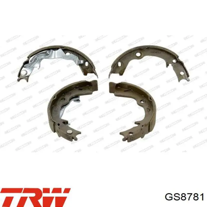 Колодки ручника / стоянкового гальма TRW GS8781 ціна, від 24.42 USD