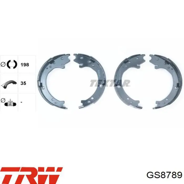 Колодки ручника S28519 Brembo