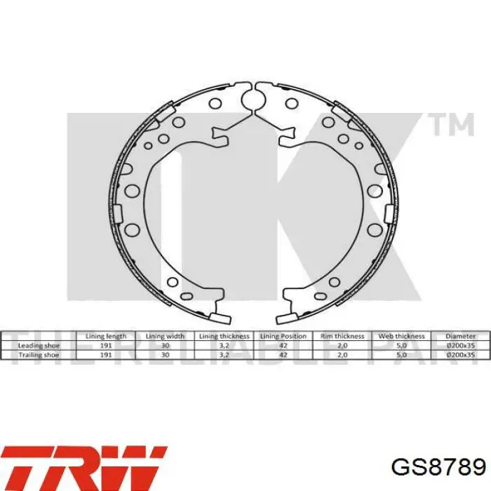 S28519 Brembo Гальмівні колодки ручника