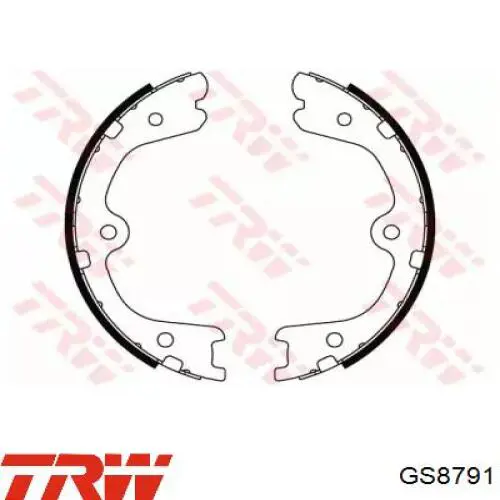 Колодки ручника QX0365 Q-top