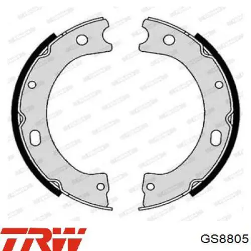 Колодки ручника GS8805 TRW