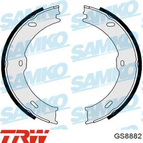 Колодки стоянкового гальма TRW GS8882