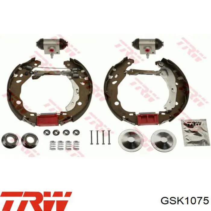 Колодки гальмові задні, барабанні TRW GSK1075 ціна, від 61.17 USD