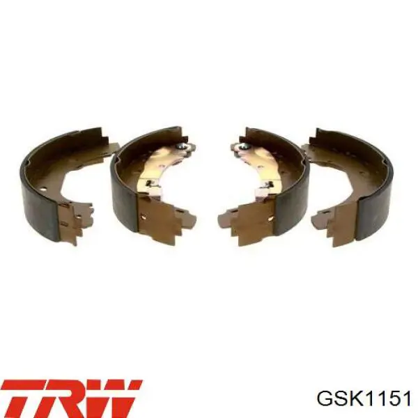 Колодки гальмові задні, барабанні TRW GSK1151 ціна, від 141.14 USD