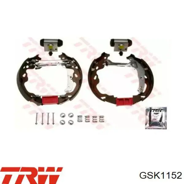 GSK1152 TRW колодки гальмові задні, барабанні