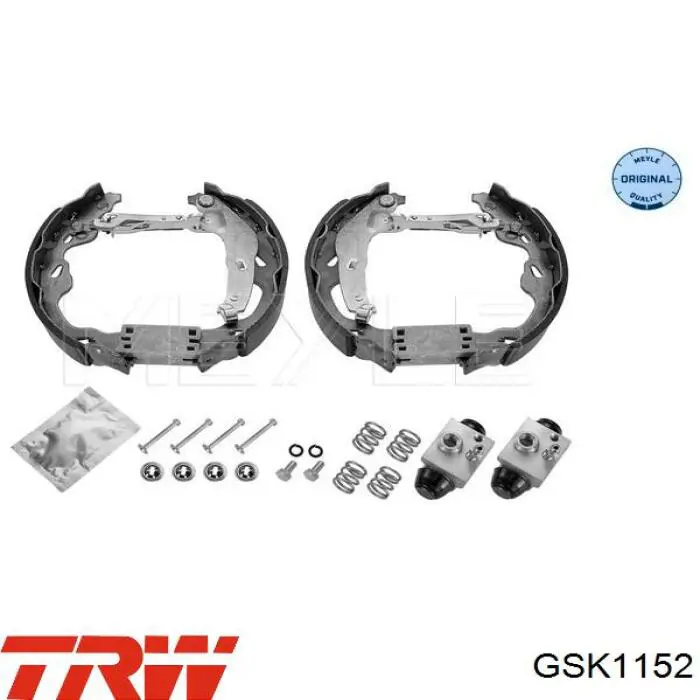 Колодки гальмові задні, барабанні TRW GSK1152 ціна, від 18.06 USD