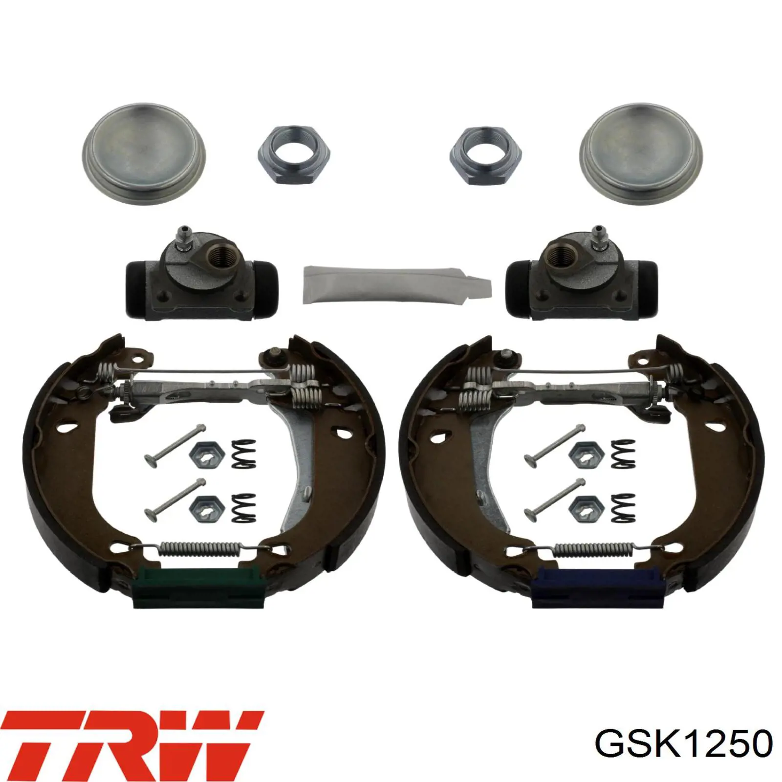 GSK1250 TRW колодки гальмові задні, барабанні