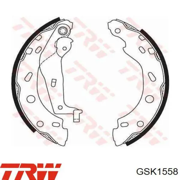 Колодки гальмові задні, барабанні GSK1558 TRW