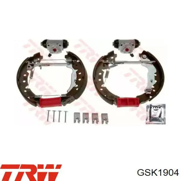 Колодки гальмові задні, барабанні TRW GSK1904 ціна, від 89.51 USD
