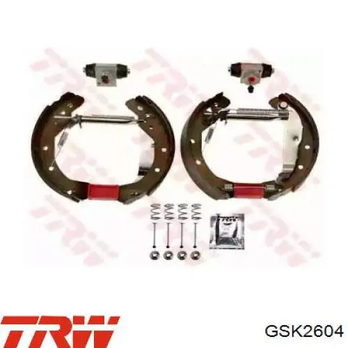 Колодки гальмові задні, барабанні TRW GSK2604 ціна, від 78.15 USD