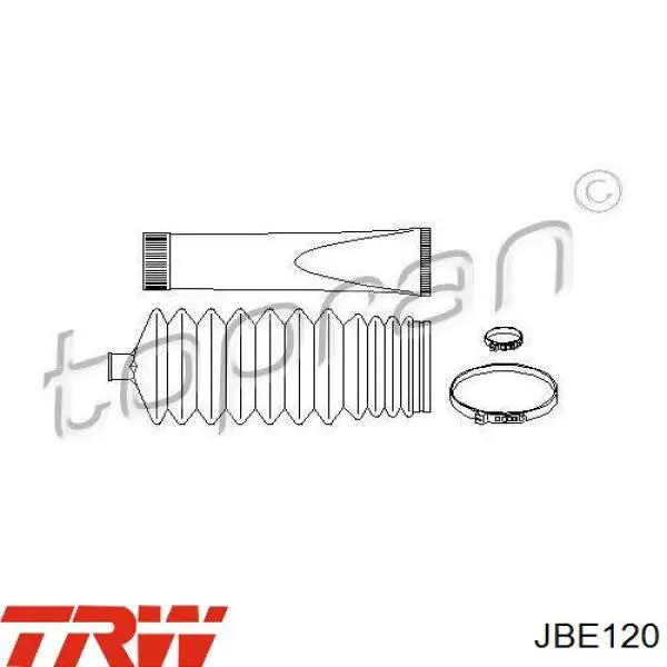 Пильник рульової тяги ERT 510020 ціна, від 6.81 USD