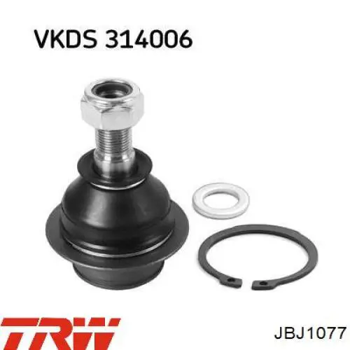 Кульова опора, нижня TRW JBJ1077 ціна, від 13.96 USD