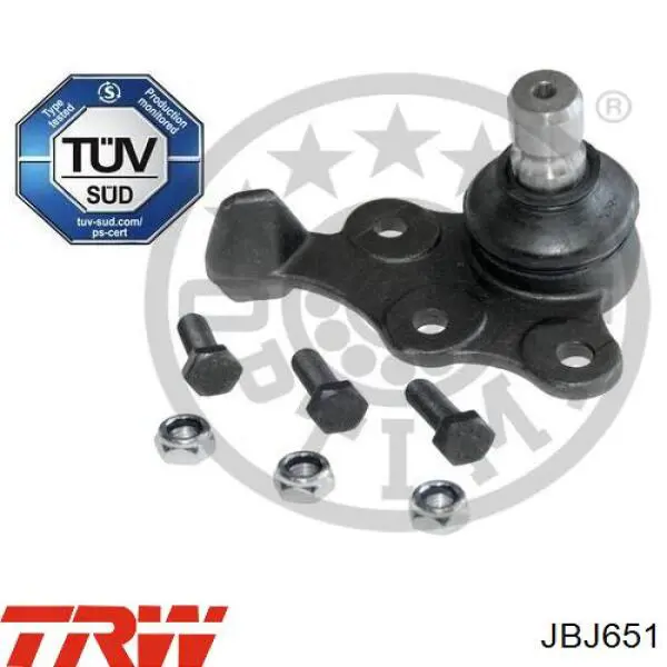 JBJ651 TRW Кульова опора, нижня, ліва