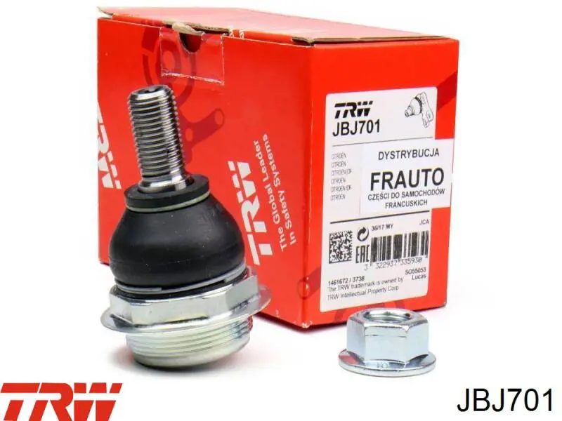 Кульова опора, нижня TRW JBJ701 ціна, від 10.78 USD