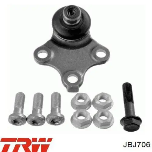 Кульова опора, нижня TRW JBJ706 ціна, від 11.27 USD