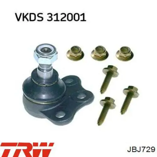 Купити JBJ729 TRW Кульова опора, нижня