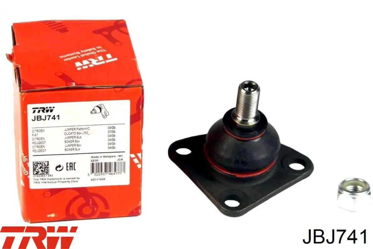 Кульова опора, нижня TRW JBJ741 ціна, від 16.96 USD