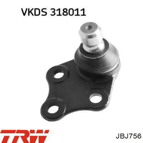 Кульова опора, нижня TRW JBJ756 ціна, від 23.93 USD