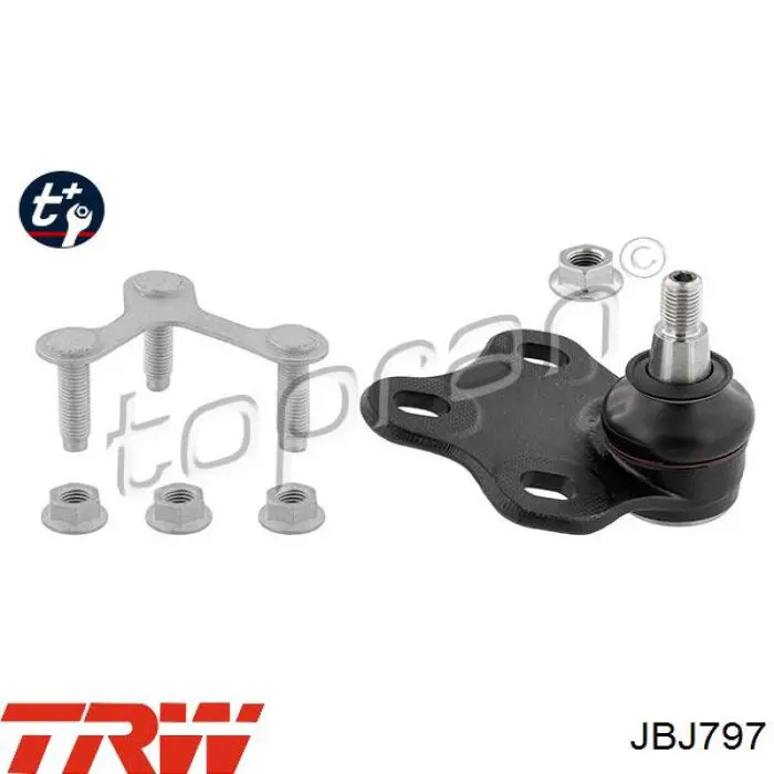 Кульова опора, нижня, права TRW JBJ797 ціна, від 16.10 USD