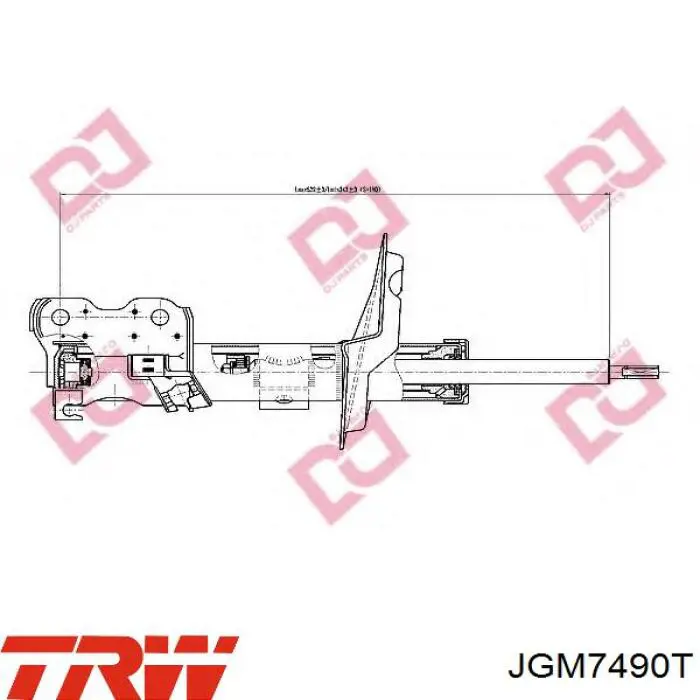 JGM7490T TRW амортизатор передній