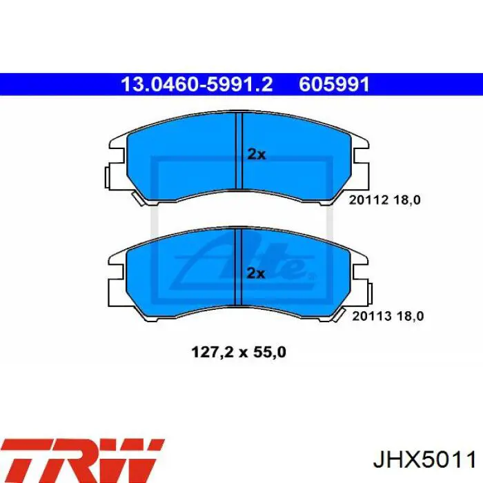 Амортизатор задній JHX5011 TRW