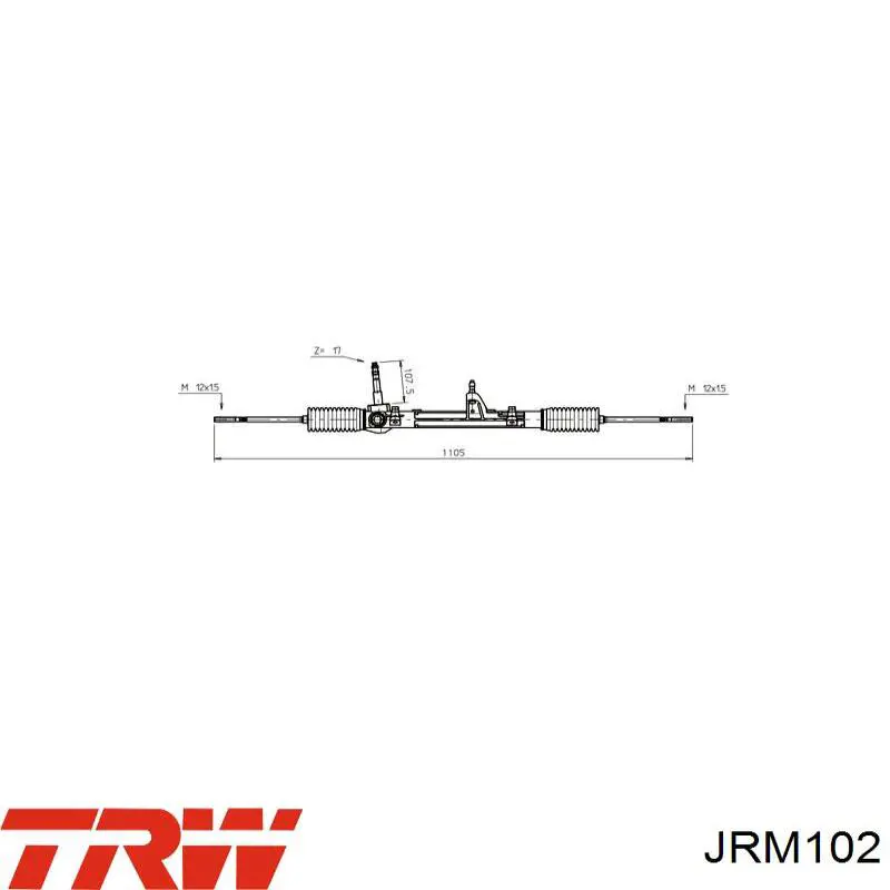 JRM102 TRW рейка рульова