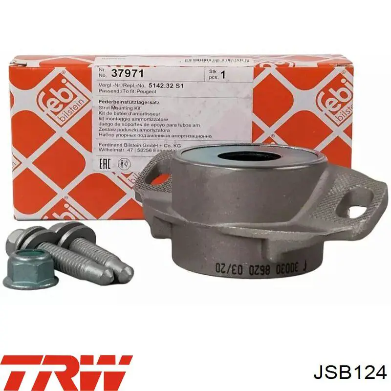 Опора стійки амортизатора заднього TRW JSB124