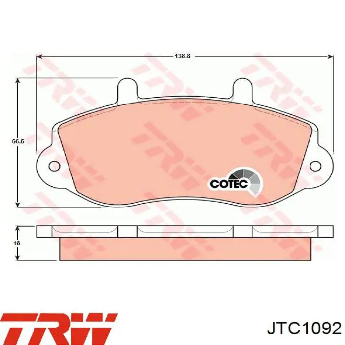 Ходова TRW JTC1092