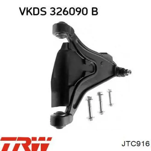 Купити JTC916 TRW Важіль передньої підвіски нижній, правий