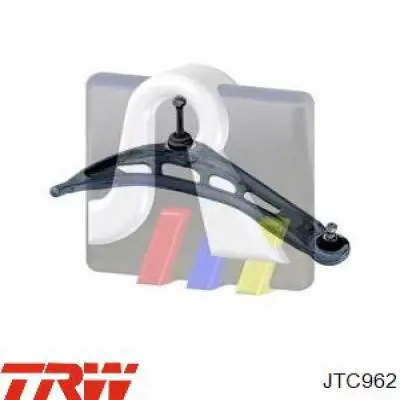 Правий важіль передній нижній підвіски TRW JTC962