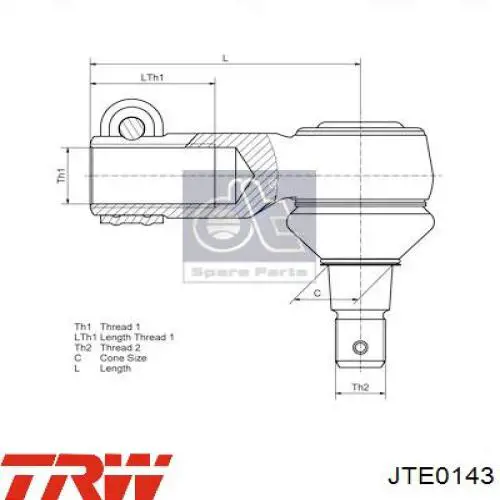 Накінечник поперечної рульової тяги Febi 101706 ціна, від 58.46 USD