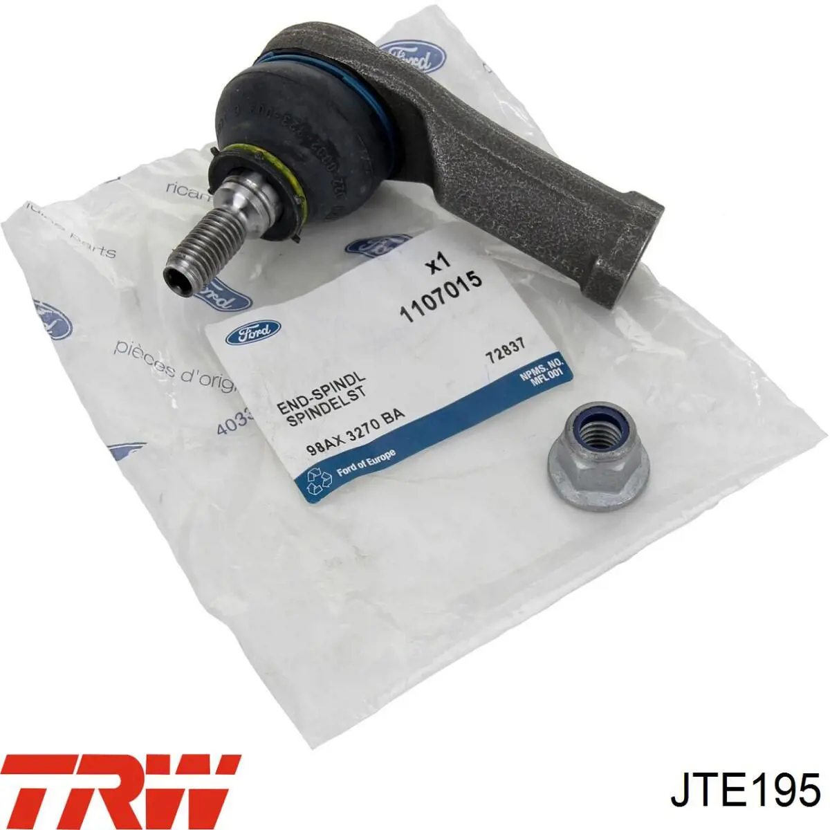 Наконечник рульовий TRW JTE195 ціна, від 8.91 USD
