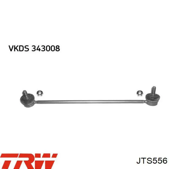 Стійка стабілізатора, переднього, права TRW JTS556 ціна, від 10.13 USD