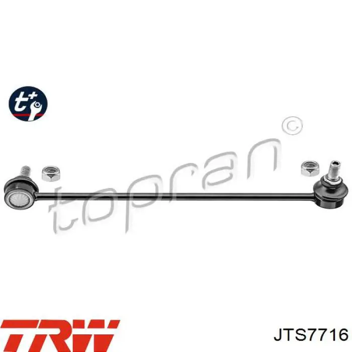Стійка стабілізатора, переднього, права TRW JTS7716 ціна, від 9.64 USD