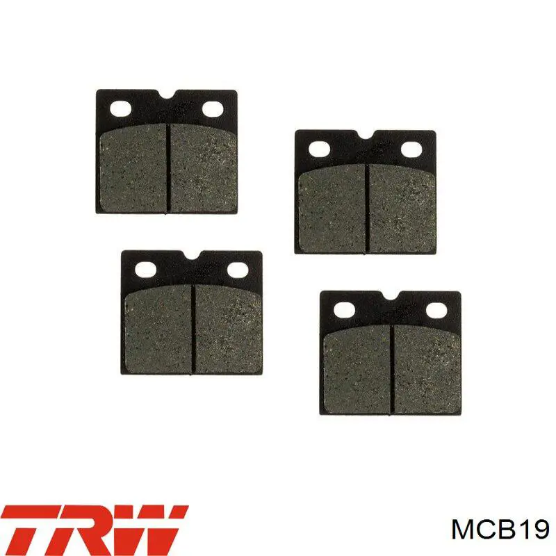 Гальмівні колодки TRW MCB19 ціна, від 29.67 USD