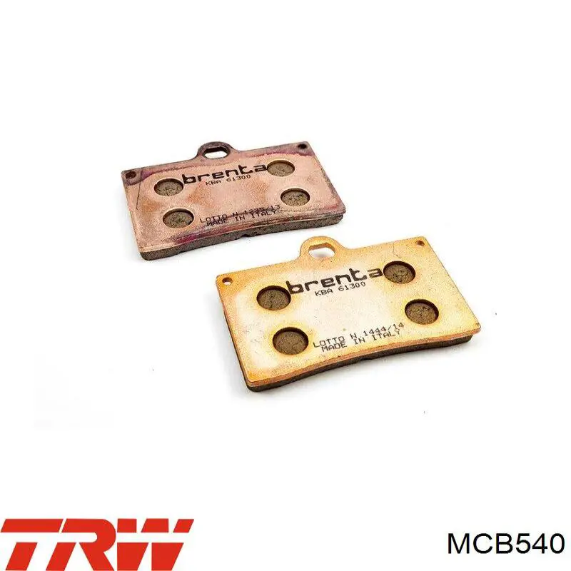 Гальмівні колодки TRW MCB540 ціна, від 32.19 USD