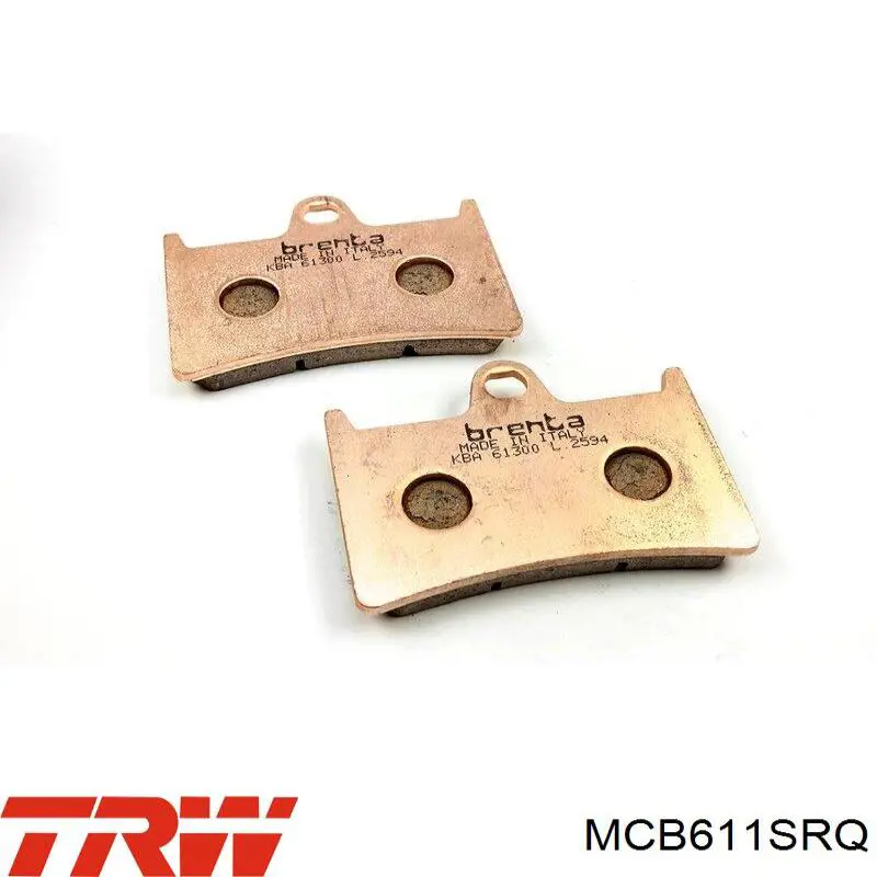 MCB611SRQ TRW Передні гальмівні колодки