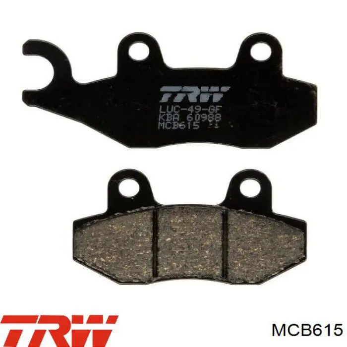 Передні тормозні колодки 07YA2206 Brembo