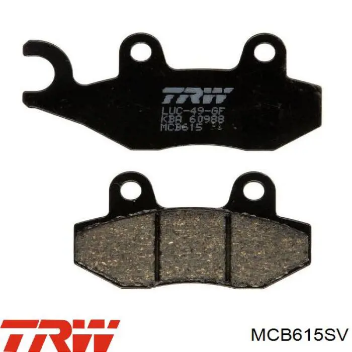 Гальмівні колодки Brembo 07YA22SP ціна, від 14.60 USD