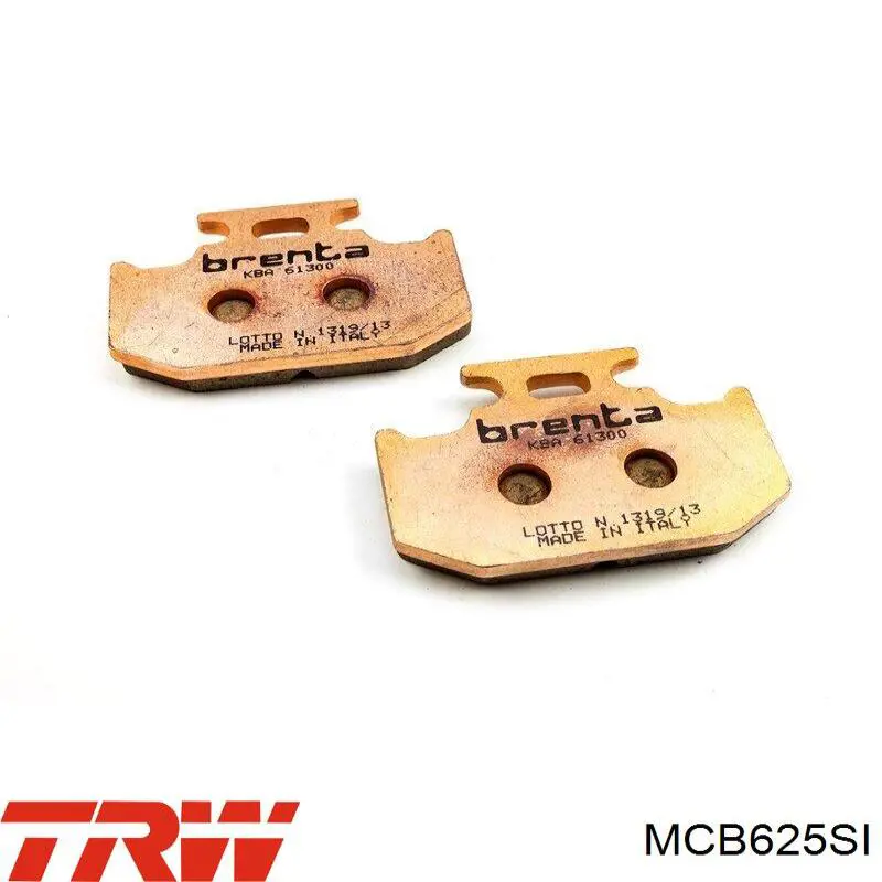 Задні гальмівні колодки TRW MCB625SI ціна, від 23.63 USD