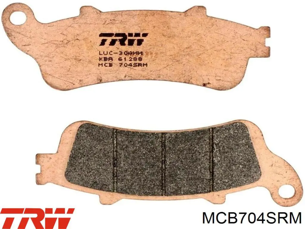 Задні гальмівні колодки 06435MAT016 Honda