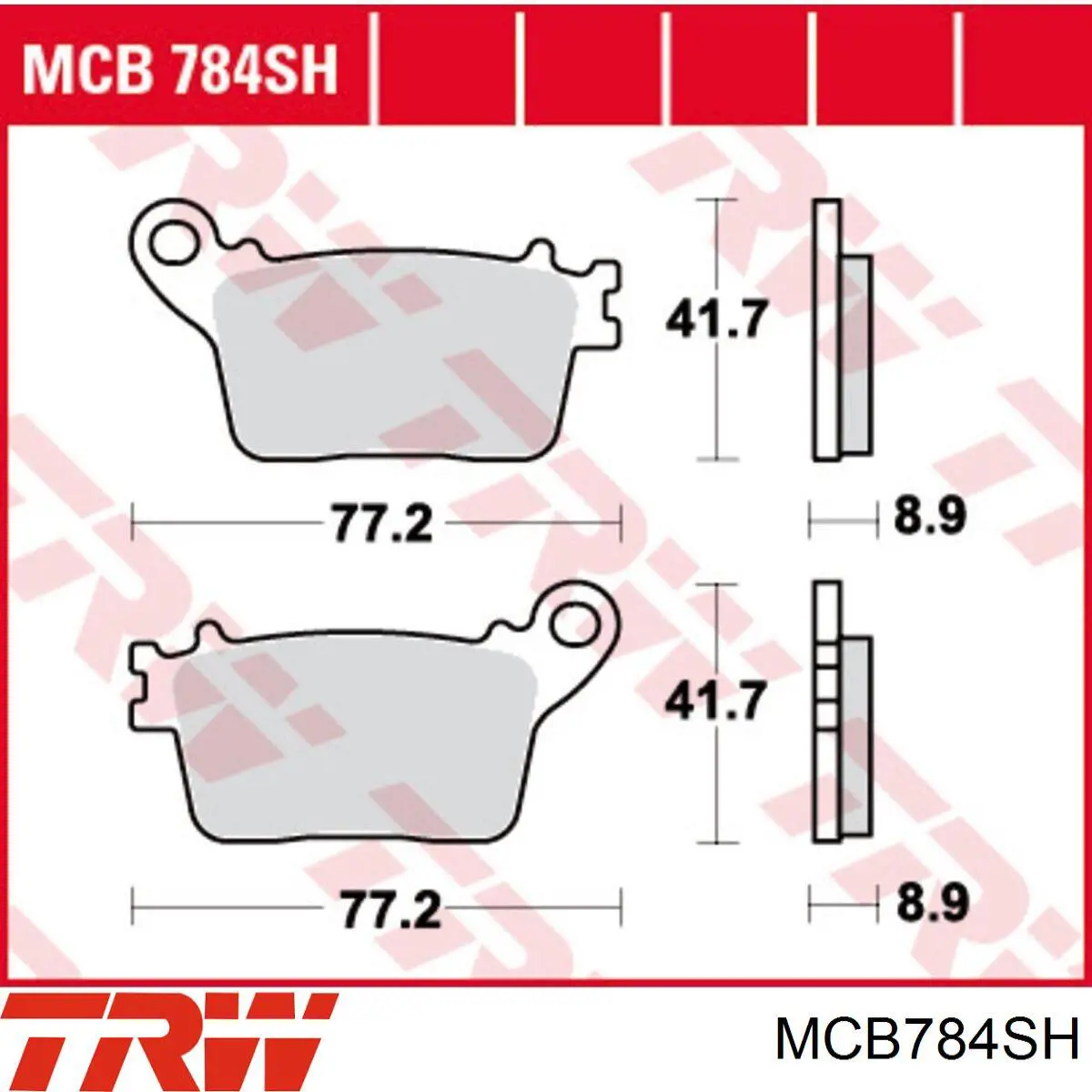 Задні гальмівні колодки Brembo 07HO5907 ціна, від 32.58 USD