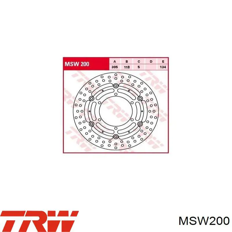  TRW MSW200 ціна, від 159.81 USD