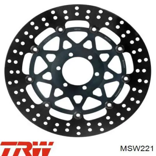 MSW221 TRW Гальмо дискове переднє