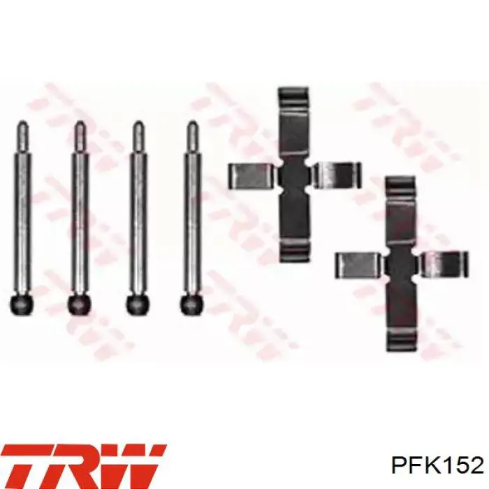 Купити PFK152 TRW Ремкомплект гальмівних колодок
